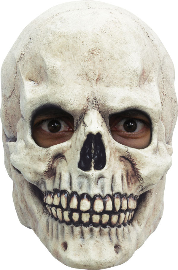 White Skull Overhead Mask