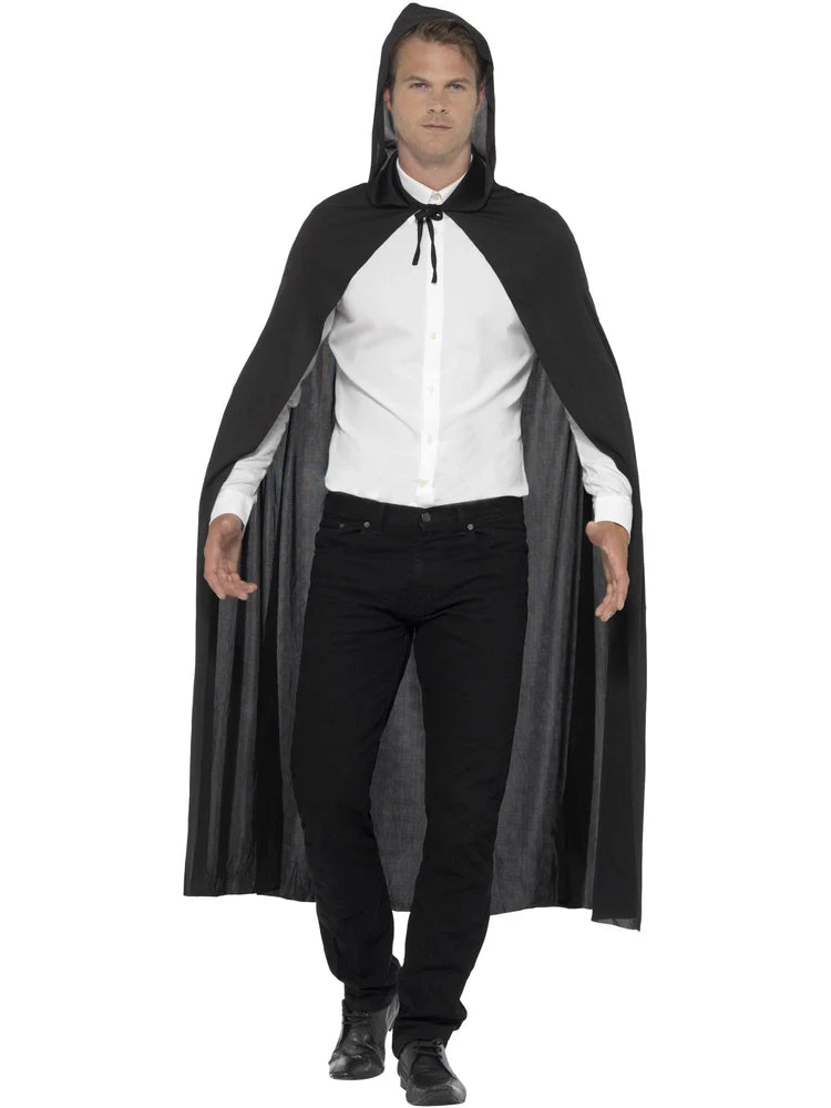 Hooded Vampire Cape, Black