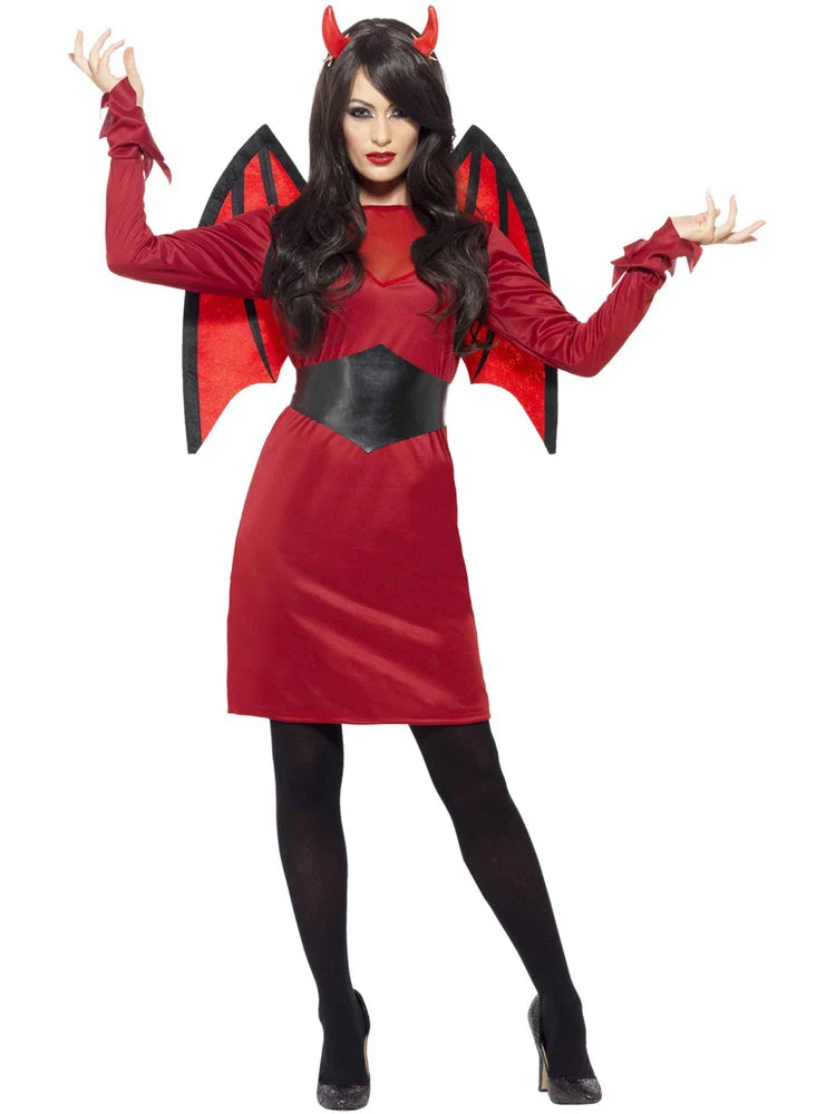 Economy Devil Costume, Red