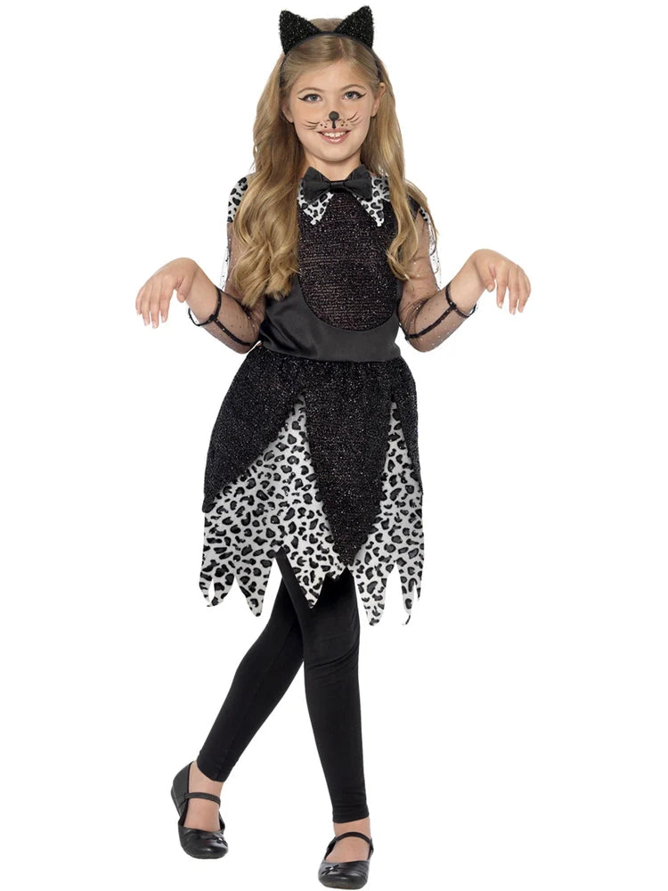 Deluxe Midnight Cat Costume, Black