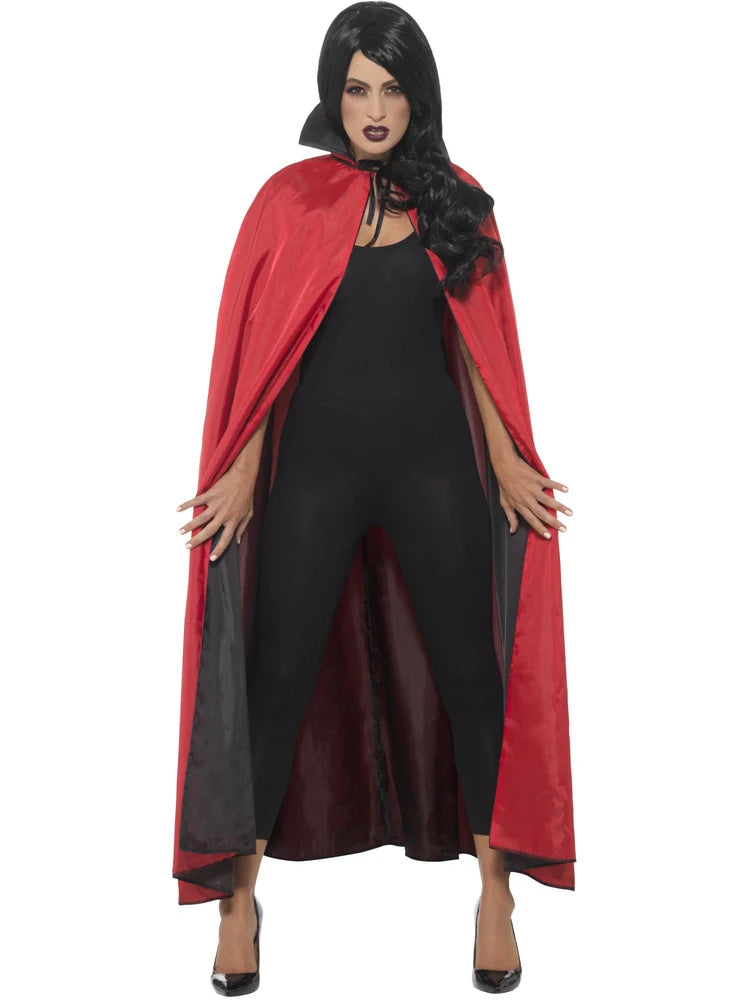 Reversible Vampire Cape, Black & Red