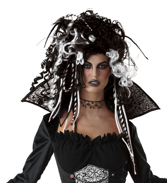 Eternal Seductress Wig (Black/White)
