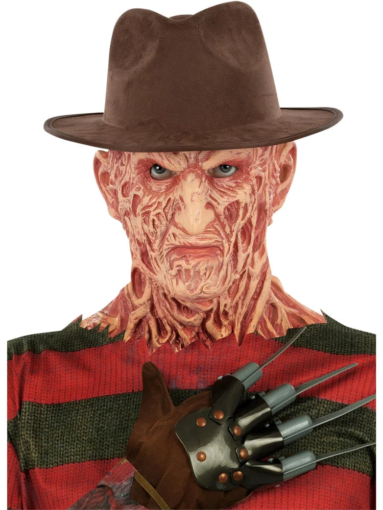 Freddy Krueger Fedora HAT, Brown