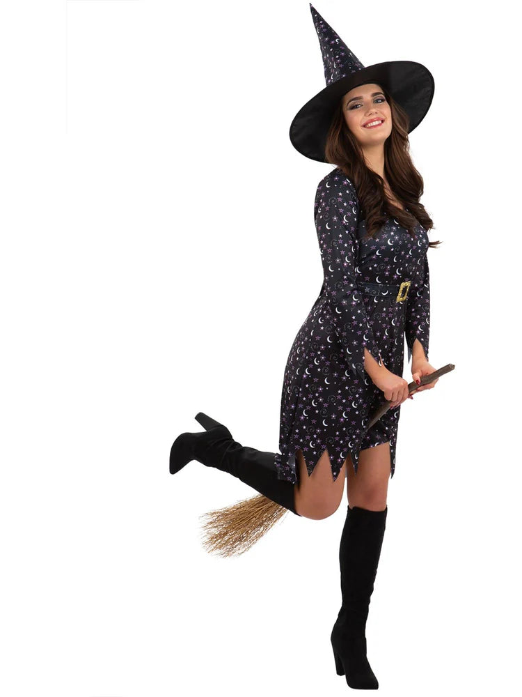 Moon and Stars Witch Costume