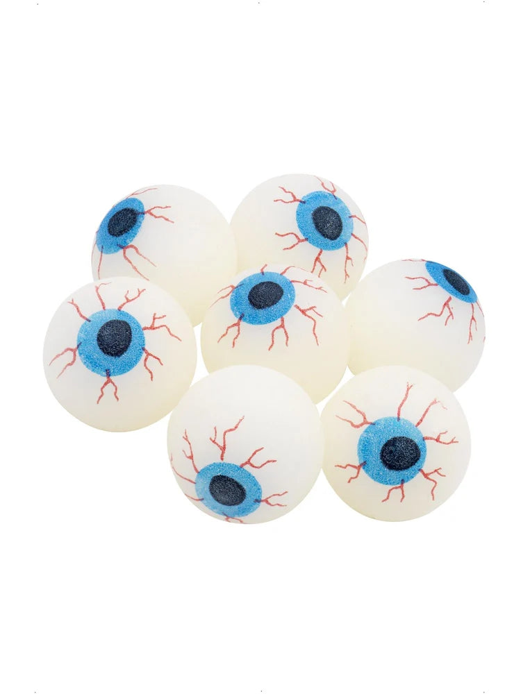 Glow in the Dark Eyeball Powerball, White