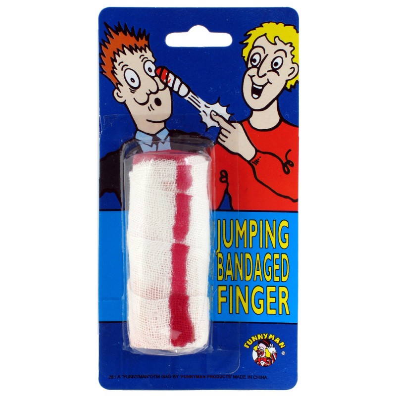 Jumping Bandaged Finger