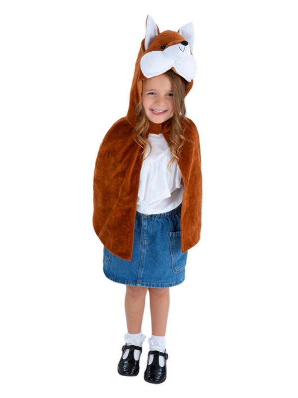 Deluxe Fox Plush Cape Kids Child Deluxe Fox Plush Cape Kids Child